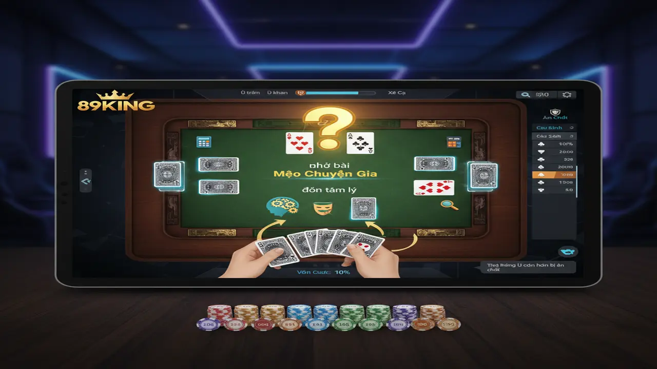 Bí quyết đánh Phỏm ù cực nhanh 89king