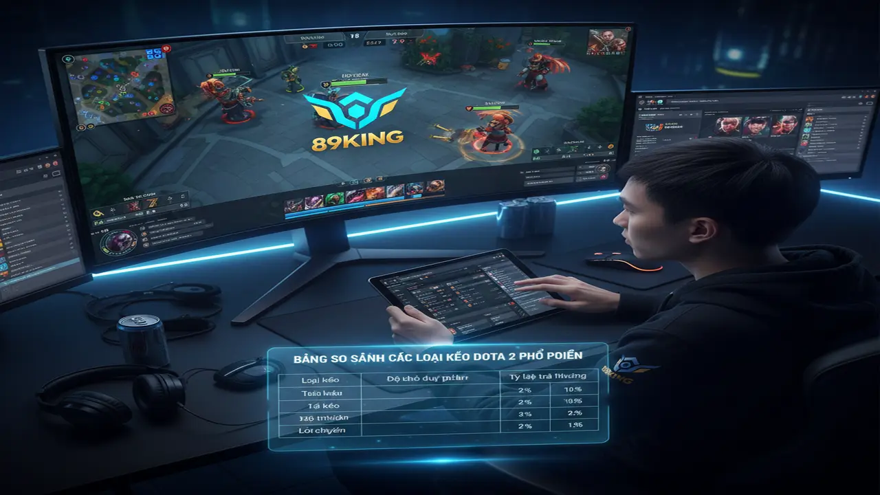 Bí quyết soi kèo Dota 2 89king