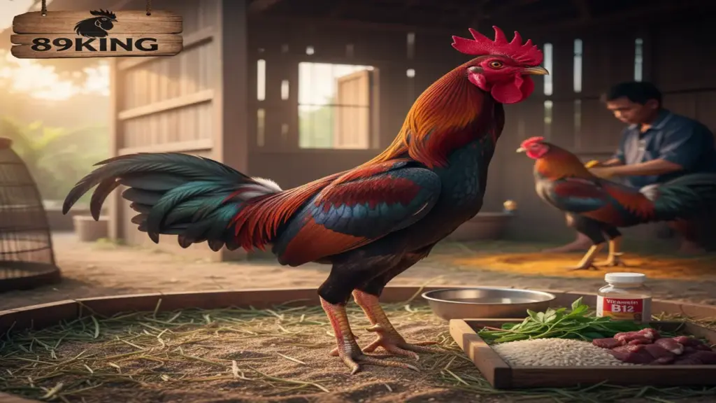 Cách chăm sóc gà đá khỏe 89king