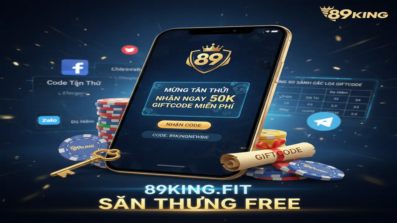 Hướng dẫn săn Giftcode free 89king