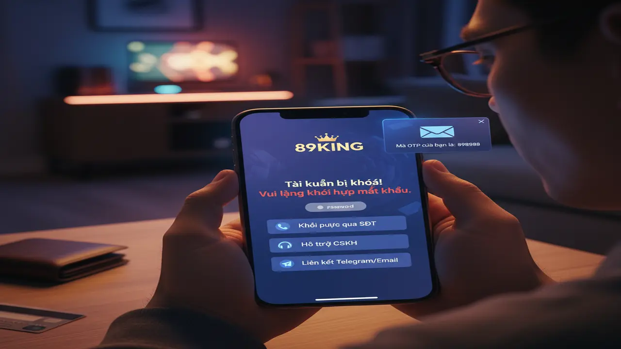 Cách lấy lại mật khẩu 89king