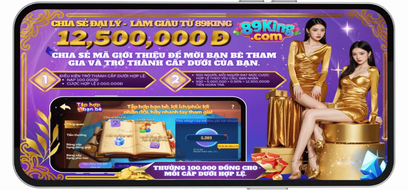 Làm giàu cùng 89King